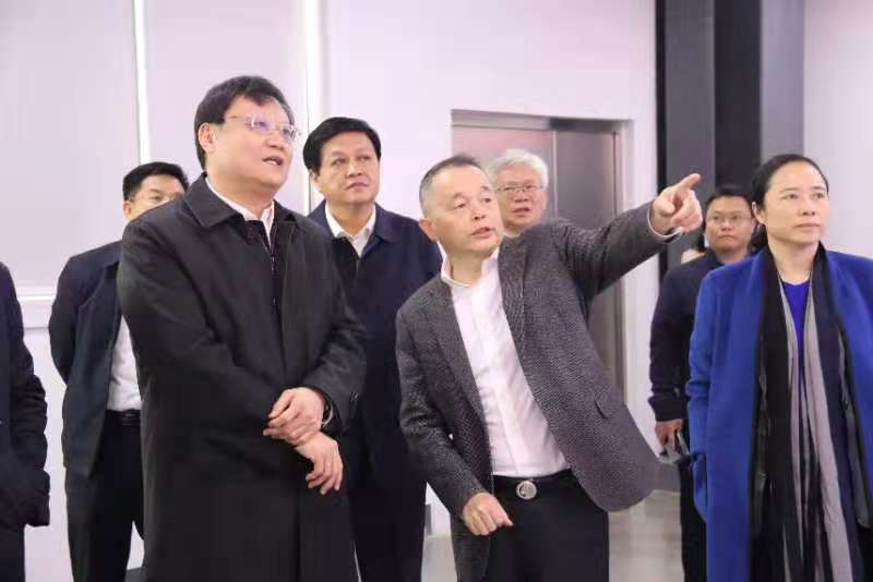 湖南省委常委、省國資委書記等赴邵陽調(diào)研國資國企工作方案考察團(tuán)來我公司調(diào)研